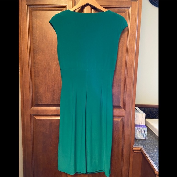 Ralph Lauren Green Dress, Knee Length, Size 4. - Picture 3 of 4